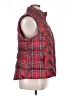 Lands' End 100% Polyester Checkered-gingham Graphic Plaid Red Vest Size 1X - photo 4