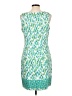 Perceptions Print Green Cocktail Dress Size 12 - photo 2