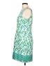 Perceptions Print Green Cocktail Dress Size 12 - photo 5