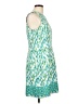 Perceptions Print Green Cocktail Dress Size 12 - photo 4