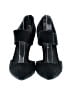 Tory Burch 100% Leather Black Wedges Size 6 1/2 - photo 2