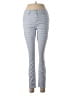 British Khaki Argyle Blue Jeans Size 6 - photo 1