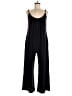 Socialite Solid Black Jumpsuit Size M - photo 1