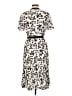 Maje Graphic Ivory Casual Dress Size EU (FR) 42 / US 10 - photo 2