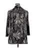 Jaclyn Smith 100% Polyester Silver Kimono Size 1X - photo 2