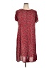 Ellos 100% Rayon Paisley Red Casual Dress Size 16 - photo 1