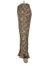 Topshop 100% Polyester Animal Print Brown Casual Pants Size 2 - photo 5