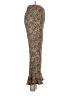 Topshop 100% Polyester Animal Print Brown Casual Pants Size 2 - photo 4