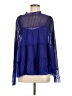 ALLSAINTS Blue Long Sleeve Blouse Size 8 - photo 1