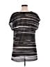 Rafaella Black Short Sleeve Top Size XL - photo 2