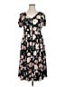 Torrid Floral Black Casual Dress Size 1X Plus (1) - photo 1