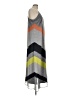 Old Navy 100% Polyester Chevron-herringbone Gray Casual Dress Size L - photo 4