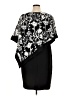 Roz & Ali Graphic Black Cocktail Dress Size 16 - photo 2