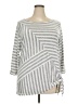 Westport Gray 3/4 Sleeve Top Size 2X - photo 1
