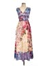 Umgee Print Blue Cocktail Dress Size S - photo 1
