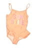 Btween Graphic Orange One Piece Swimsuit Size 5 - photo 1