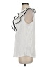 Deletta 100% Cotton White Sleeveless Blouse Size 00 - photo 5