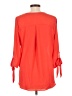West Kei 100% Polyester Orange 3/4 Sleeve Blouse Size L - photo 2
