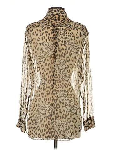 Equipment Long Sleeve Silk Top (view 2)