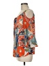 Peter Nygard 100% Polyester Orange 3/4 Sleeve Blouse Size 6 - photo 5