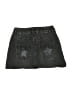 Zara Stars Black Denim Skirt Size 6 - photo 2