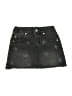 Zara Stars Black Denim Skirt Size 6 - photo 1