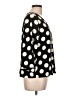 W5 100% Polyester Polka Dots Black 3/4 Sleeve Blouse Size L - photo 4