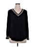 Alfani Black Long Sleeve Blouse Size 14 - photo 1
