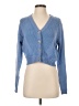 Diane von Furstenberg Solid Blue Cardigan Size XS - photo 1