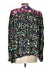 Zara Floral Green Long Sleeve Blouse Size L - photo 2