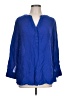 Monroe and Main 100% Rayon Blue 3/4 Sleeve Blouse Size L - photo 1