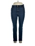 Woman Within Solid Blue Jeans Size 16 - photo 1