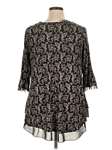 American Rag Cie 3/4 Sleeve Blouse (view 2)