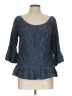 Sanctuary Blue 3/4 Sleeve Blouse Size L - photo 1