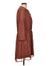 DR2 100% Polyester Print Brown Casual Dress Size L - photo 4