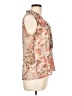 Coldwater Creek 100% Polyester Tan Sleeveless Blouse Size 10 - photo 4