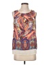 Rose + Olive 100% Polyester Orange Sleeveless Blouse Size XS - photo 1