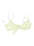 L Space Solid Green Swimsuit Top Size XS - photo 1