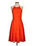 Covington 100% Polyester Orange Cocktail Dress Size 4 - photo 1
