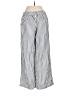 Caslon Stripes Silver Linen Pants Size XS - photo 2