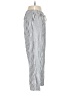Caslon Stripes Silver Linen Pants Size XS - photo 4