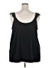 Torrid 100% Polyester Black Sleeveless Blouse Size 2X Plus (2) - photo 2