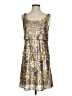 Antonio Melani 100% Polyester Metallic Gold Cocktail Dress Size 0 - photo 1