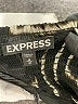 Express 100% Polyester Chevron-herringbone Black Cocktail Dress Size M - photo 4