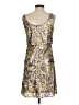 Antonio Melani 100% Polyester Metallic Gold Cocktail Dress Size 0 - photo 2