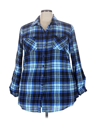 Derek Heart Long Sleeve Button-Down Shirt (view 1)