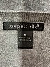 August Silk Silver Cardigan Size M - photo 7