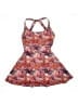 Halara Floral Red One Piece Swimsuit Size S - photo 1