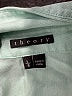 Theory 100% Cotton Green Long Sleeve Button-Down Shirt Size L - photo 7