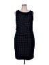 Relativity Polka Dots Blue Casual Dress Size XL - photo 1